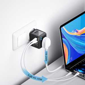 Hot bán xách tay thế giới ổ cắm cắm phổ Travel Adapter 2 <span class=keywords><strong>USB</strong></span> 2.1A 6A Đánh giá hiện tại cho du lịch Adapter Power Strip đồng hồ - Product Image 2