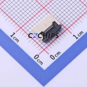 FC05-S07FCT-00 FFC/FPC Connector SMD,P=0.5mm,Horizontal Mount Connector Flip Cover Type Bottom Contact 7P 0.5mm - Product Image 1