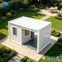 Casa Modulaire Préfabriquée Personnalisée, Portable, Emballage Plat, Transport Facile, Boîte de Soudure Mobile pour Petits Espaces, Démontable
