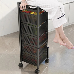 Estantería <span class=keywords><strong>de</strong></span> cocina giratoria para el hogar, sala <span class=keywords><strong>de</strong></span> estar, caja <span class=keywords><strong>de</strong></span> aperitivos, cesta <span class=keywords><strong>de</strong></span> frutas y verduras <span class=keywords><strong>de</strong></span> juguete, cesta <span class=keywords><strong>de</strong></span> <span class=keywords><strong>almacenamiento</strong></span> multicapa, <span class=keywords><strong>estante</strong></span> lateral - Product Image 4