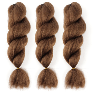 Orientfashion Capelli Sintetici Vixen Crochet 26 Pollici 65g, Trecce Afro <span class=keywords><strong>Kinky</strong></span> Lisce Pre-Intrecciate per Donne - Product Image 1