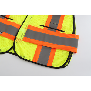 Ansi lớp 2 có thể điều chỉnh <span class=keywords><strong>Hi</strong></span> <span class=keywords><strong>VIS</strong></span> ly khai an toàn vest x-trở lại đa túi biểu tượng tùy chỉnh màu sắc cho nơi làm việc an toàn - Product Image 6