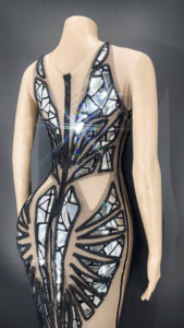 Novance – <span class=keywords><strong>robe</strong></span> <span class=keywords><strong>De</strong></span> soirée en tulle brillant à paillettes, <span class=keywords><strong>robe</strong></span> <span class=keywords><strong>De</strong></span> mariage en strass, 1688 Xxl, <span class=keywords><strong>boutique</strong></span>, 2022 - Product Image 6