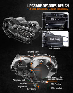Phare LED moto pour <span class=keywords><strong>BMW</strong></span> R1200GS 2004-2012 r1200gs <span class=keywords><strong>Adventure</strong></span> 2005-2013 pièces de rechange système d'éclairage - Product Image 4