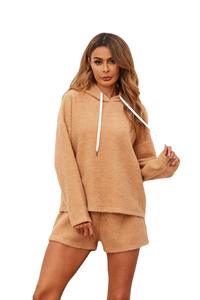 Autunno e inverno <span class=keywords><strong>felpa</strong></span> con cappuccio <span class=keywords><strong>da</strong></span> <span class=keywords><strong>donna</strong></span> lavorata a maglia per la <span class=keywords><strong>casa</strong></span> pigiama <span class=keywords><strong>da</strong></span> <span class=keywords><strong>donna</strong></span> personalizzazione - Product Image 5