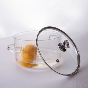 Heavy Duty Glass <b>Saucepan</b> with Lid for Soup and Milk Bulk Deal for Hospitality & Gift Industry for Cooking Pot - Product Image 5