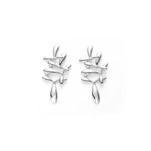 Pendientes de Moda, Acero Inoxidable 316L, Baño de Oro PVD, Sostenibles y Resistentes - Product Image 1