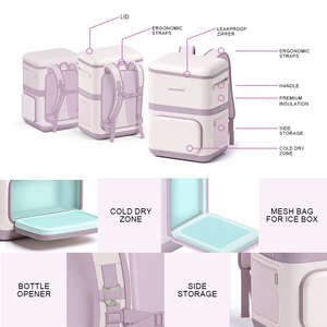 Zaino Termico Moderno da 25L in Poliestere Impermeabile per Conservare Cibo e Bevande, Facile da Pulire - Product Image 6