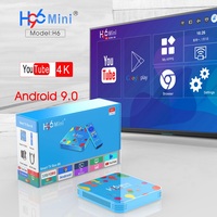Decodificador de TV Android 9.0 al por Mayor de Fábrica, Nuevo para IPTV H96 Mini HD 6K 4GB 128GB Gran Memoria Procesador de Cuatro Núcleos