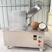 Hydraulische kokosnootsnijmachine, industrieel/commercieel, kokosnoot-halveerder, roestvrij staal, voor groene en rijpe kokosnoten
