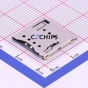 XKSIM-003-P7 SIM Card Connector SMD Connector Self-Return Type Micro SIM Card Card Holder With Card Detection - Product Image 1