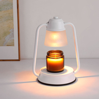 Lampe chauffe-bougie décorative vintage, diffuseur de cire sans flamme sûr avec poignée, lampe à bougie électrique portable