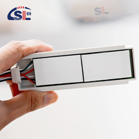 Interrupteur tactile intelligent SL AC110V/220V 12V 12W-36W 5A avec variateur d'intensité et contrôle à deux boutons pour dégivrage de miroir intelligent, IP24 CE/RoHS