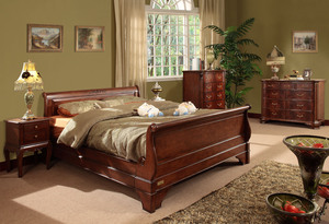 Goodwin — ensemble <span class=keywords><strong>de</strong></span> meubles <span class=keywords><strong>de</strong></span> chambre à coucher, accessoires <span class=keywords><strong>de</strong></span> nouveau Design classique <span class=keywords><strong>de</strong></span> Style Antique, <span class=keywords><strong>lit</strong></span> en bois, GGM276 - Product Image 5