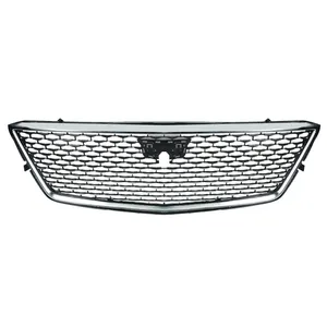 SPM marka Cadillac için ön mesh grille bumper tampon grille aksesuarları SPORT-V stil yedek tipi beyaz 2016-2018