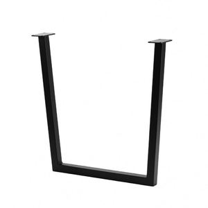 Wekis Modern U-Shaped <b>Cast</b> Iron <b>Powder</b> Coated Furniture Leg for Living Room Home Office Dining Kitchen Hotel School Coffee Table - Product Image 2