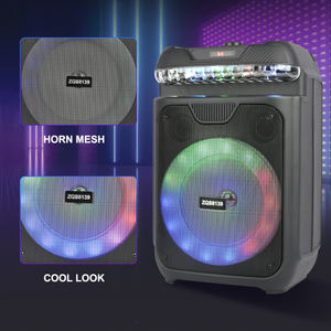 Subwoofer ZQS8139 de 8 pulgadas con luz RGB controlada por voz activa, altavoz inalámbrico para escenario de graves, fiesta, Karaoke, <span class=keywords><strong>DJ</strong></span>, ZQS8139 - Product Image 5