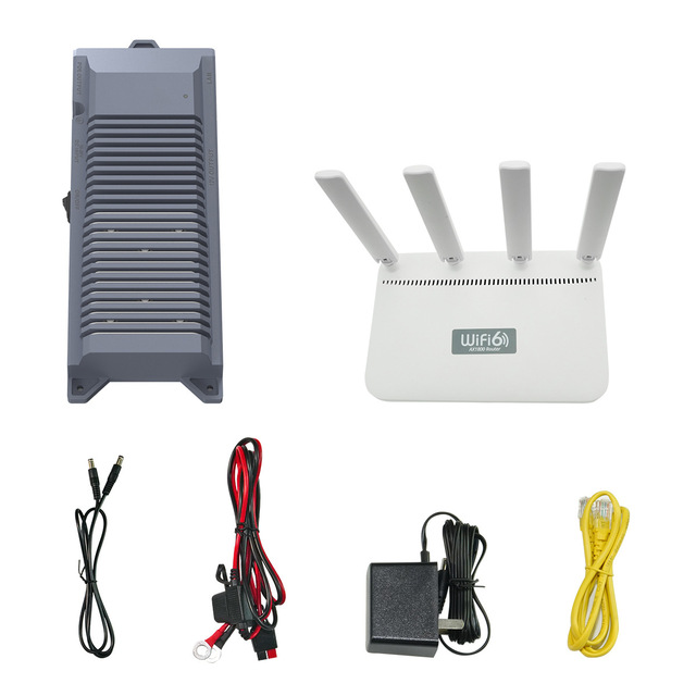 57V POE Power Supply Adapter EL6 SET New Plastic Case WiFi 6E Router for Starlink Gen 3 DC Conversion Kit