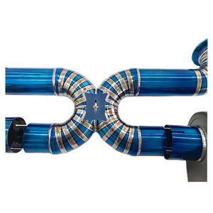 عادم تيتانيوم عالي الجودة لأودي R8 4.<span class=keywords><strong>2</strong></span> لتر 2l V8 V10-صوامات مع كاتم الصوت عادم خلفي رياضي - Product Image 4