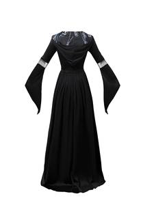 Disfraz de Bruja con Capucha y Calavera para Halloween 2026, Vestido de Mago Místico para Mujer, Traje de Cosplay para Actuación en Escenario - Product Image 6