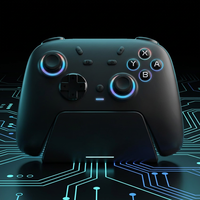 Manette de jeu sans fil à double moteur de vibration avec retour haptique élevé, gyroscope six axes, batterie 20h, compatible avec les boîtiers Smart TV