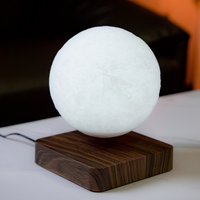 Lámpara Lunar Magnética Levitante, Recuerdo Romántico, Regalo Personalizado, 16 Colores, Decoración de Luz Lunar para el Hogar