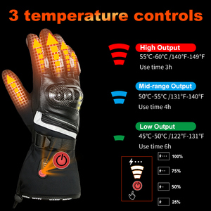 Producto Popular Guantes Interiores <span class=keywords><strong>Calefactables</strong></span> para Motocicleta Color Negro 7.4V Batería Recargable Guantes Eléctricos <span class=keywords><strong>Calefactables</strong></span> para Hombre - Product Image 2