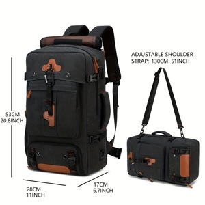 <span class=keywords><strong>Sac</strong></span> à <span class=keywords><strong>dos</strong></span> <span class=keywords><strong>de</strong></span> <span class=keywords><strong>voyage</strong></span> pliable en toile avec logo personnalisé, grande capacité, mode, loisirs, randonnée, <span class=keywords><strong>60L</strong></span>, avec fermeture à glissière - Product Image 6