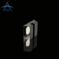 OEM Optical Glass Slotted Prism Precision Blackened Reflective Prism for Periscope Imaging and Camera Modules