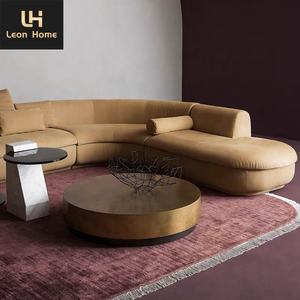 الايطالية الراقية منتج جديد غرفة المعيشة الأثاث المنحني الحديثة ركنة باكستر أريكة راقية مجموعة - Product Image 6