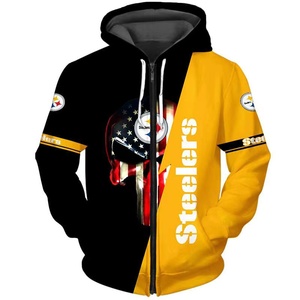 Sudaderas con capucha de moda para hombres Fútbol americano Todos los equipos Ropa de invierno Equipo de fútbol Deportes Sudaderas con capucha de poliéster - Product Image 6
