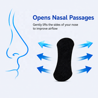 Pabrik Sumber Kemasan Kustom Strip Hidung Non-woven Dilatasi Hidung Fisik Meningkatkan Pernapasan untuk Tidur Lebih Baik