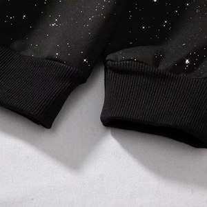 Sudadera con Capucha de Gran Tamaño Unisex, Estilo Urbano, con Diseño de Cielo Estrellado y Brillo, 320g, Nueva Colección 2026, Venta al Por Mayor - Product Image 5