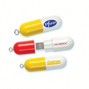 Memoria USB con Forma de Pastilla de Plástico, Impresión de Logotipo Personalizado a Color para Eventos Promocionales - Product Image 2