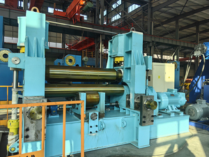 <span class=keywords><strong>CNC</strong></span> thủy lực 40x1500mm Độ dày tấm cán Máy tấm kim loại tấm <span class=keywords><strong>CNC</strong></span> 3 con lăn Máy uốn - Product Image 2