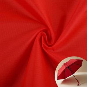 Ecológico impermeable resistente al desgarro 190T 210T poliéster recubierto de PU para tiendas de campaña, toldos bolsas, impermeables, mochila <span class=keywords><strong>Material</strong></span> de tafetán - Product Image 1
