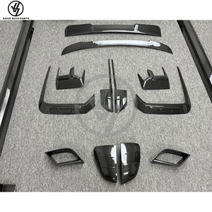 Nouveaux kits de carrosserie MSY Style en fibre de carbone sèche brillante à tissage sergé pour Série 7 G70 2016 : Diffuseur, Spoiler, Coques de rétroviseurs, Jupes latérales - Product Image 5