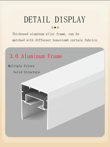 <span class=keywords><strong>มุ้ง</strong></span>ลวดแบบพับได้ โครงอะลูมิเนียมทันสมัย ผ้าม่านรังผึ้งแบบราง<span class=keywords><strong>คู่</strong></span> รางต่ำ สำหรับหน้าต่าง<span class=keywords><strong>บาน</strong></span>เลื่อน ผ้าโพลีเอสเตอร์แบบ<span class=keywords><strong>จีบ</strong></span> - Product Image 5