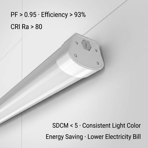 Luz LED Tri-Proof IP67 IK10 de 1.5m (5 pies) 60W SMD2835, hasta 140lm/W, mitad aluminio, mitad PC, conectable, para iluminación de almacenes y garajes. - Product Image 2