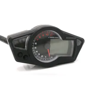 Modifiye büyük deplasman 11000 veya 14000 rpm dijital lcd hız göstergesi motosiklet