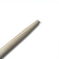 Manche de brosse de 1,5 m de long, style bois de pin, poignée de remplacement légère et polie pour brosse à herbe et outil de nettoyage de jardin