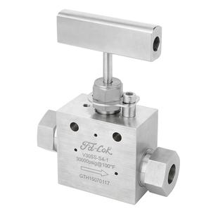 Valvola a Spillo Idraulica Manuale Industriale FD-LOK SS-V8 in Materiale Inconel 625 ad Alta Pressione Compatibile con Olio Dimensioni Porta da 1/8\" a 2\" - Product Image 2