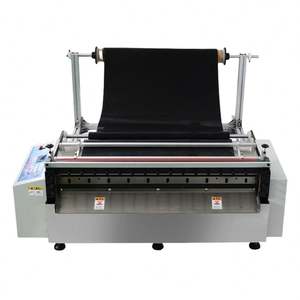 Machine de découpe transversale industrielle automatique de 600 mm de largeur pour rouleaux et feuilles de PU, PVC, plastique, autocollant, papier, tissu et film - Product Image 5