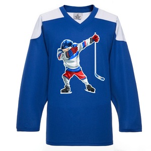 Vêtements de sport en polyester 100% de qualité supérieure, à séchage rapide, avec broderie personnalisée, sublimés, unisexes, maillot de hockey sur glace Knights - Product Image 4