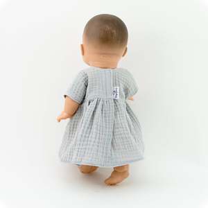 Robe en mousseline pour poupée miniature de 13 pouces, robe d'été pour poupée <span class=keywords><strong>Minikane</strong></span> - Product Image 6