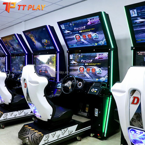 Máquina <span class=keywords><strong>de</strong></span> Juego <span class=keywords><strong>de</strong></span> Carreras <span class=keywords><strong>de</strong></span> Autos Comercial para Arcade, Operada con Monedas, <span class=keywords><strong>Simulador</strong></span> <span class=keywords><strong>de</strong></span> Conducción Multijugador para Centros <span class=keywords><strong>de</strong></span> Juegos y Centros Comerciales - Product Image 2