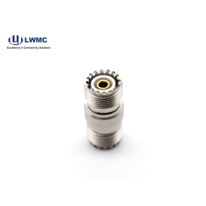Latón, bronce fosforado niquelado, montaje de kit coaxial de conector Glod RF - Product Image 2