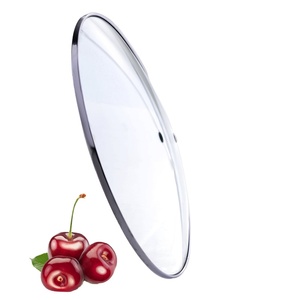 <span class=keywords><strong>Tapa</strong></span> de Vidrio Templado Tipo C con Ajuste Estable, Diseño Antiderrame, Parte Superior de Vidrio Visible para Todo Tipo de Utensilios de Cocina - Product Image 5