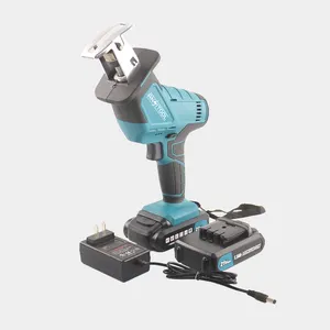 Atacado 21V Li-ion Corte De Madeira Portátil Cordless Alternativa Saw Com Duas Baterias