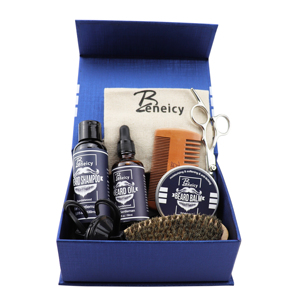 <span class=keywords><strong>Huile</strong></span> à barbe biologique de haute qualité et kit de shampoing Meilleur prix Produits de croissance des cheveux pour les soins de la moustache Excellent service garanti - Product Image 5
